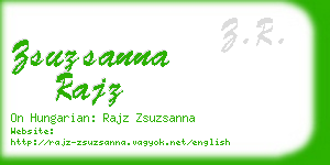 zsuzsanna rajz business card